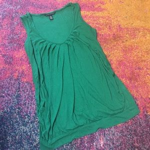 Emerald green Banana Republic tank, small